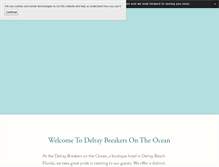 Tablet Screenshot of delraybreakersontheocean.com